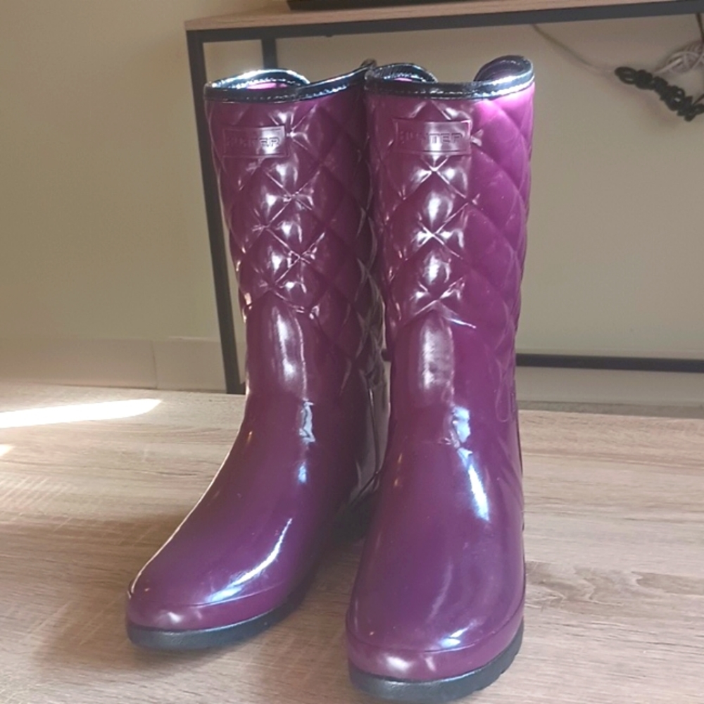 Hunter Womens Rubber Boots Size 7